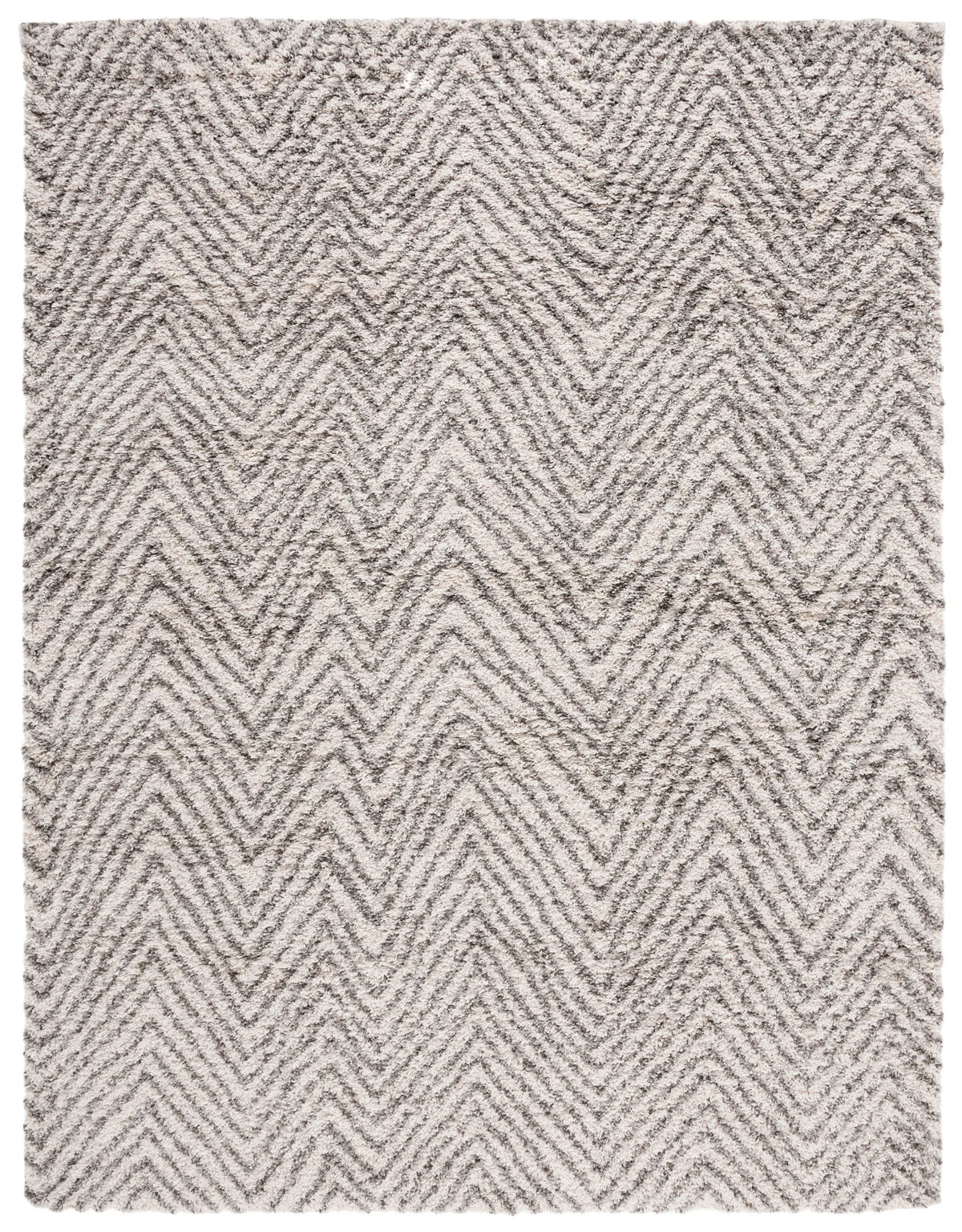 Safavieh Hudson Shag 10'-0" x 14'-0" Rug in Ivory / Grey
