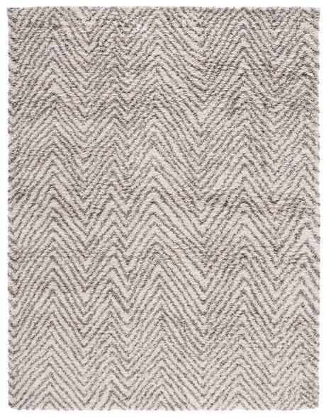 Safavieh Hudson Shag 10'-0" x 14'-0" Rug in Ivory / Grey
