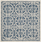 Safavieh Cambridge 3'-0" x 3'-0" Rug in Navy Blue / Ivory