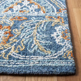 Safavieh Blossom 4'-0" x 6'-0" Rug in Navy / Yellow