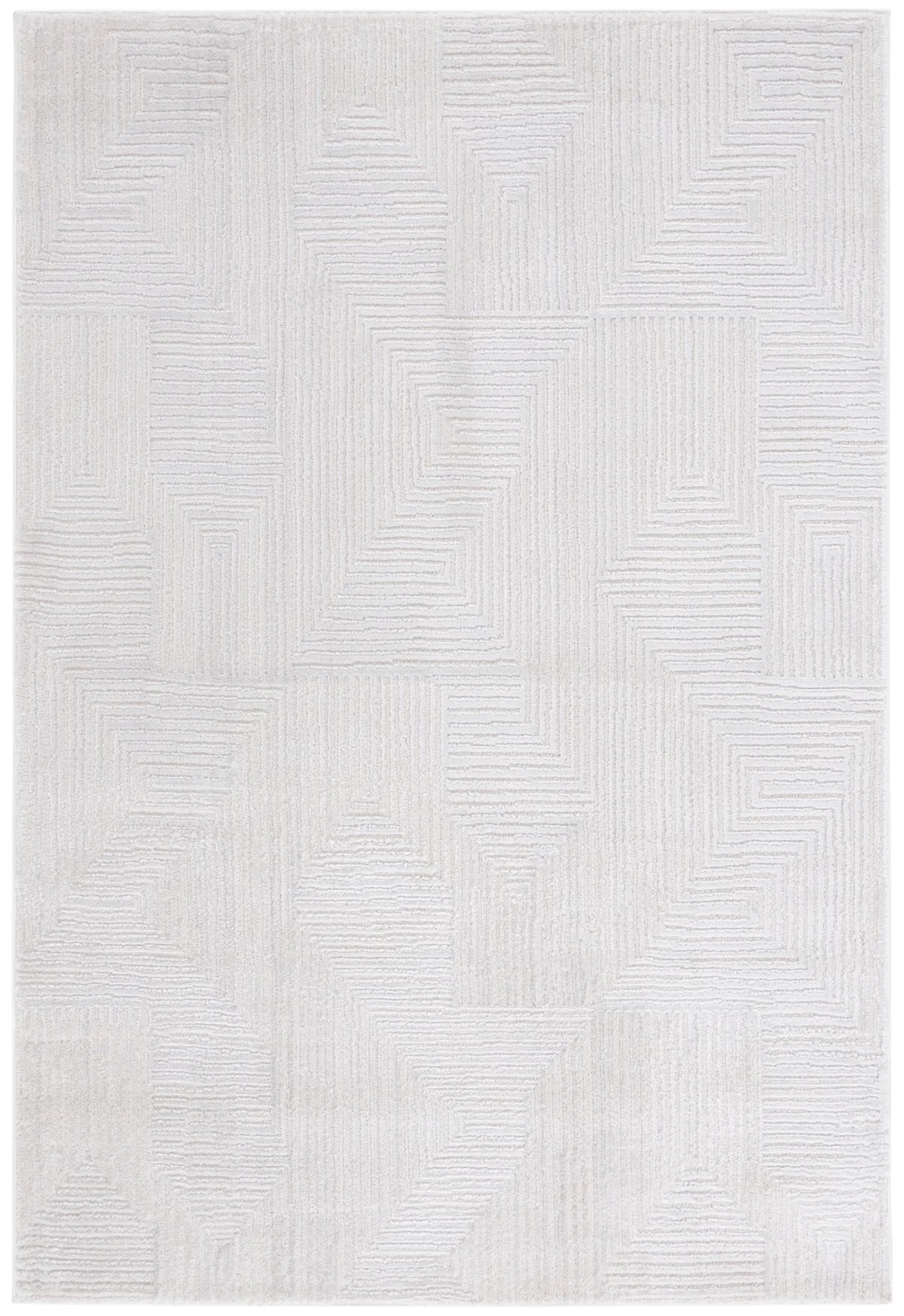 Safavieh Kingston 4'-0" x 6'-0" Rug in Ivory / Light Grey