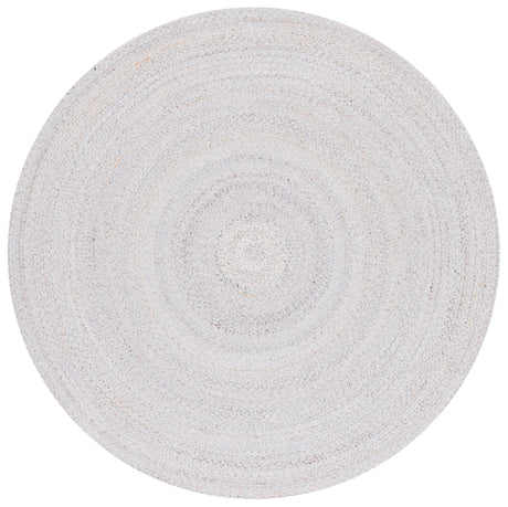 Safavieh Braided 5'-0" x 5'-0" Rug in Grey / Yellow