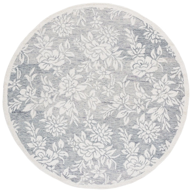 Safavieh Jardin 6'-0" x 6'-0" Rug in Grey / Ivory