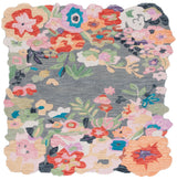 Safavieh Jardin 6'-0" x 6'-0" Rug in Grey / Pink