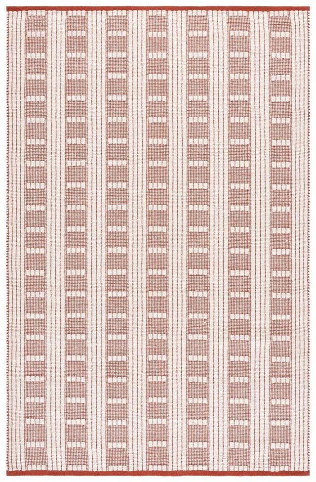 Safavieh Vermont 5'-0" x 8'-0" Rug in Rust / Ivory
