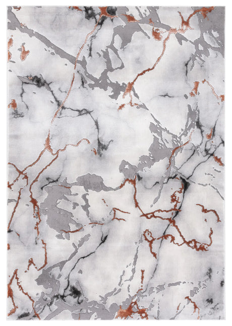 Safavieh Craft 4'-0" x 6'-0" Rug in Grey / Orange