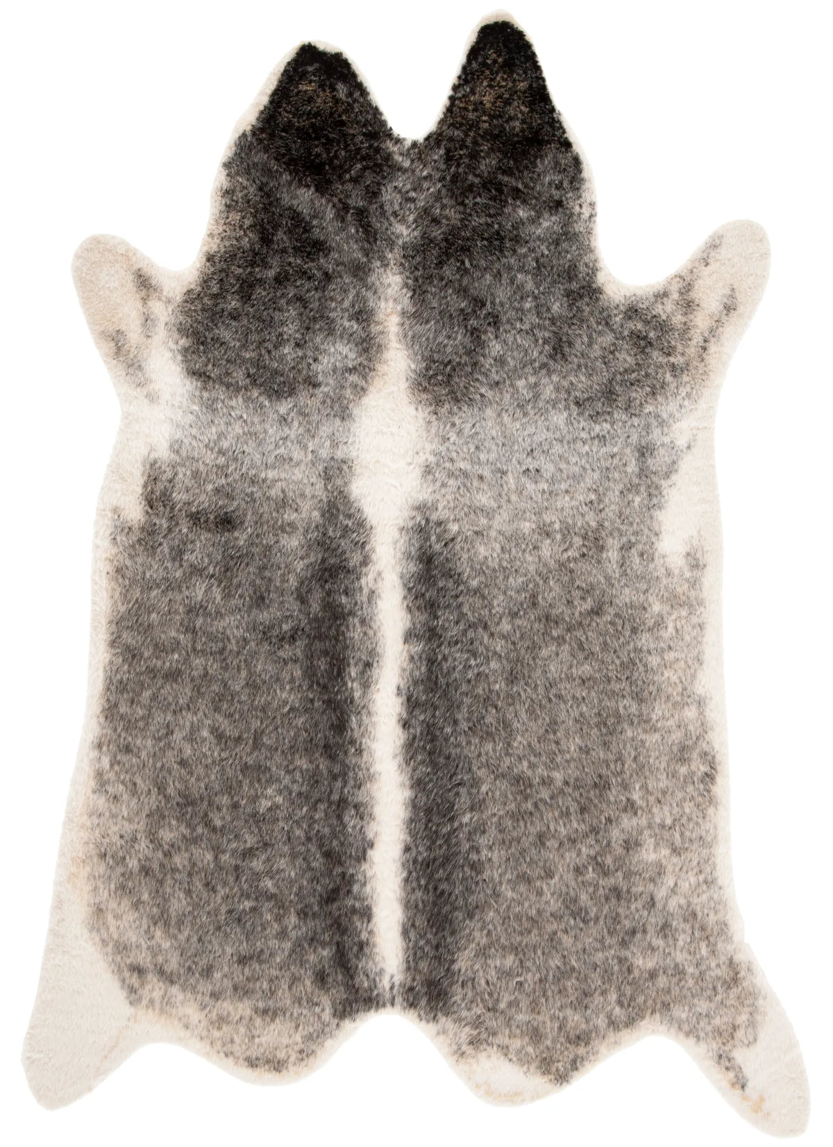 Safavieh Faux Cowhide 5'-0" x 6'-5" Rug in Grey / Ivory