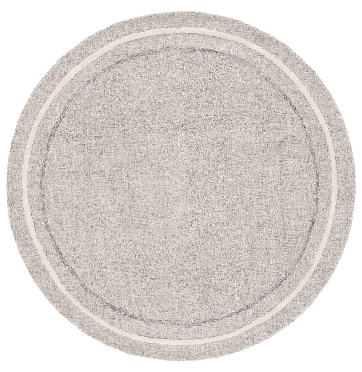 Safavieh Ebony 6'-0" x 6'-0" Rug in Grey / Ivory