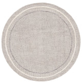 Safavieh Ebony 6'-0" x 6'-0" Rug in Grey / Ivory