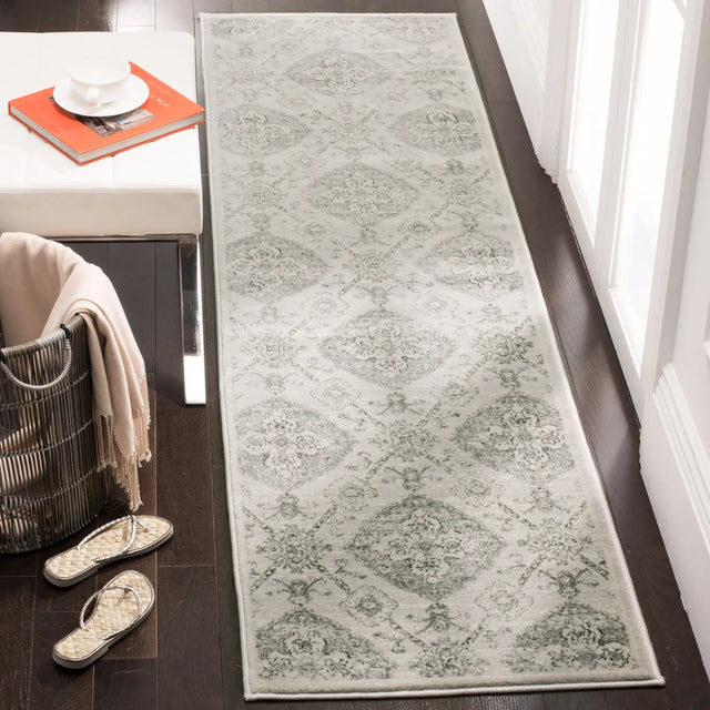 Safavieh Carnegie 2'-3" x 8'-0" Rug in Silver / Grey