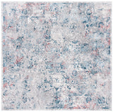 Safavieh Meadow 500 6'-7" x 6'-7" Rug in Light Grey / Blue