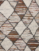 Loloi Levitt Shag Lev-05 Ivory/Fiesta Rug - main flat