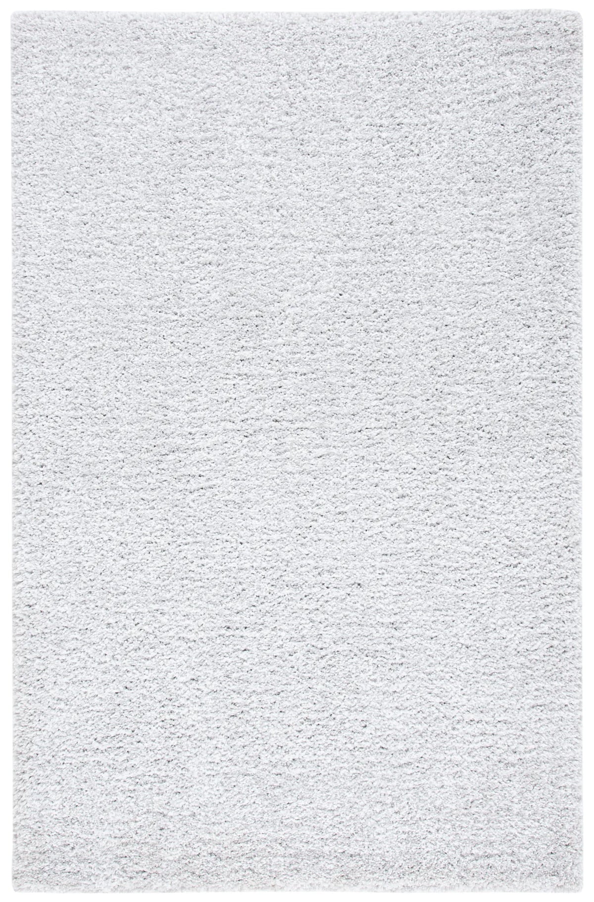 Safavieh Ultimate Shag 4'-0" x 6'-0" Rug in Silver / Ivory