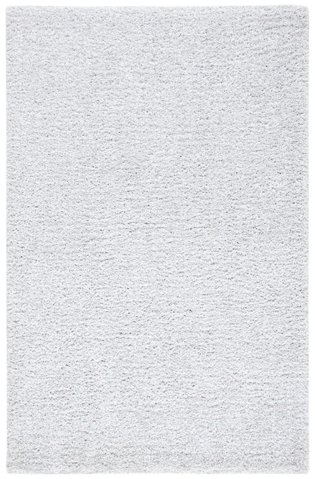 Safavieh Ultimate Shag 4'-0" x 6'-0" Rug in Silver / Ivory