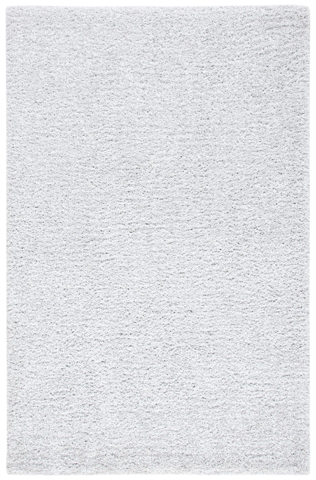 Safavieh Ultimate Shag 4'-0" x 6'-0" Rug in Silver / Ivory