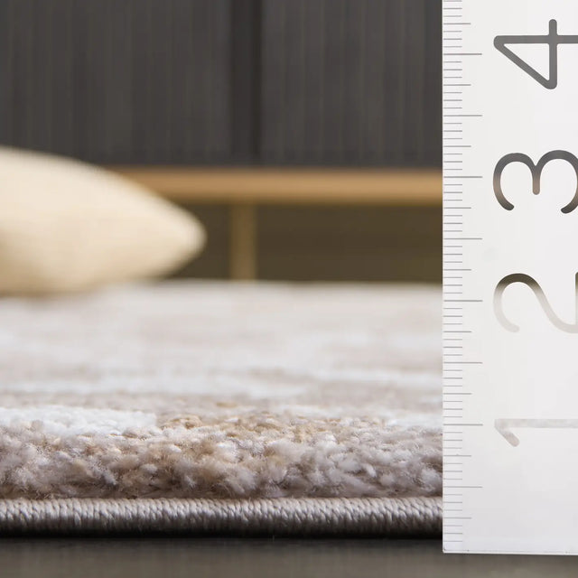 Safavieh Northport 800 4'-0" x 6'-0" Rug in Taupe / Ivory