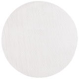 Safavieh Faux Rabbit Fur  800 6'-0" x 6'-0" Rug in Ivory