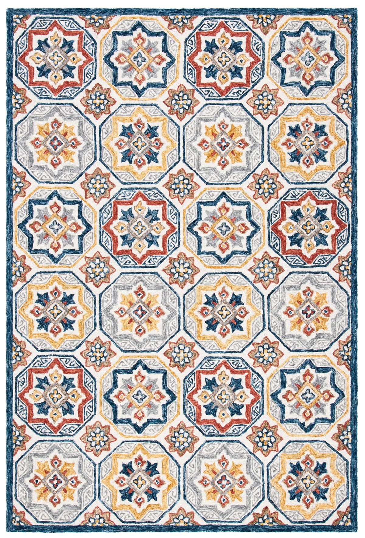Safavieh Metro 4'-0" x 6'-0" Rug in Beige / Ivory