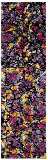 Safavieh Fiesta Shag 2'-3" x 8'-0" Rug in Lavander / Multi
