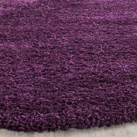 Safavieh Shag 4'-0" x 4'-0" Rug in Purple