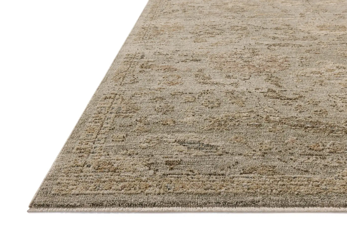 Loloi Willa WIA-06 Sage / Multi Power Loomed Rug - rug corner