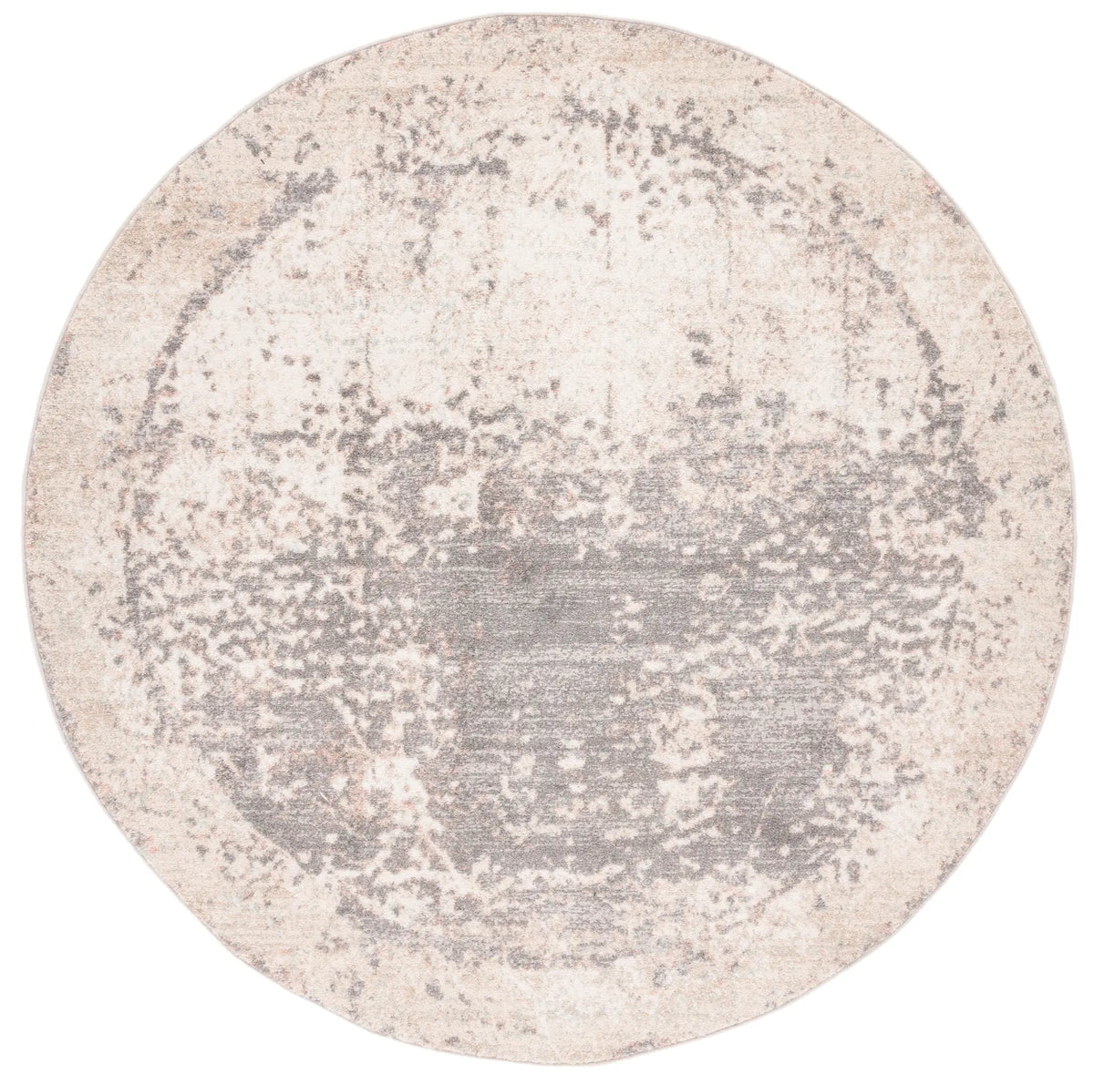 Safavieh Amsterdam 6'-7" x 6'-7" Rug in Beige / Grey