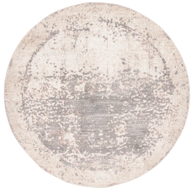 Safavieh Amsterdam 6'-7" x 6'-7" Rug in Beige / Grey