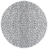 Safavieh Courtyard 10'-0" x 10'-0" Rug in Grey / Black