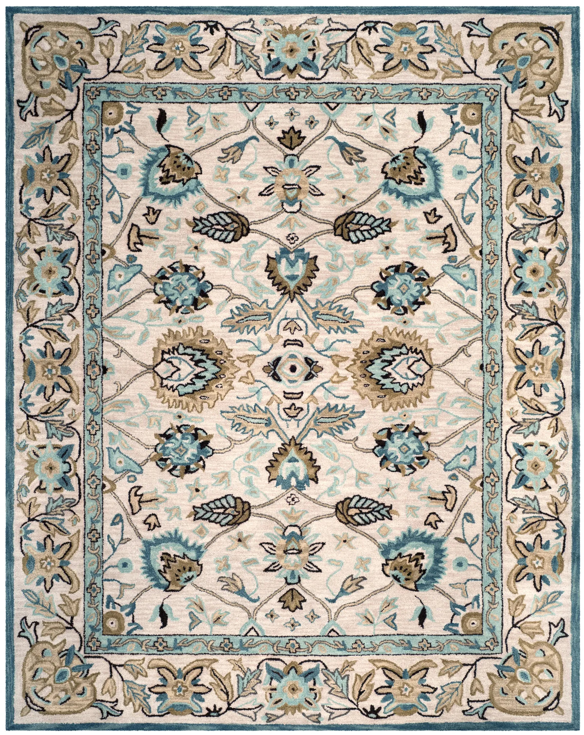 Safavieh Antiquity 9'-6" x 13'-6" Rug in Peacock / Blue
