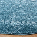Safavieh Tulum 6'-7" x 6'-7" Rug in Turquoise / Blue