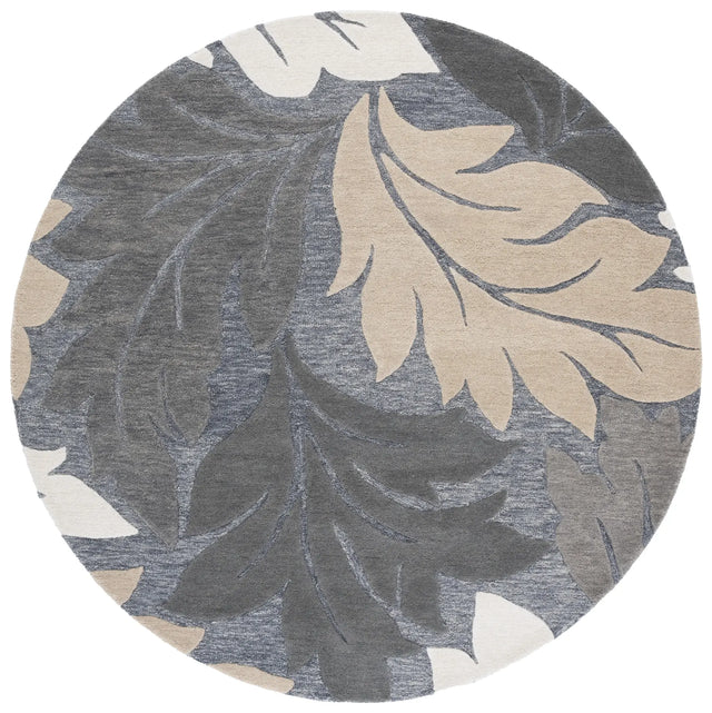 Safavieh Jardin 6'-0" x 6'-0" Rug in Grey / Beige
