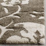 Safavieh Florida Shag 5'-3" x 7'-6" Rug in Smoke / Beige
