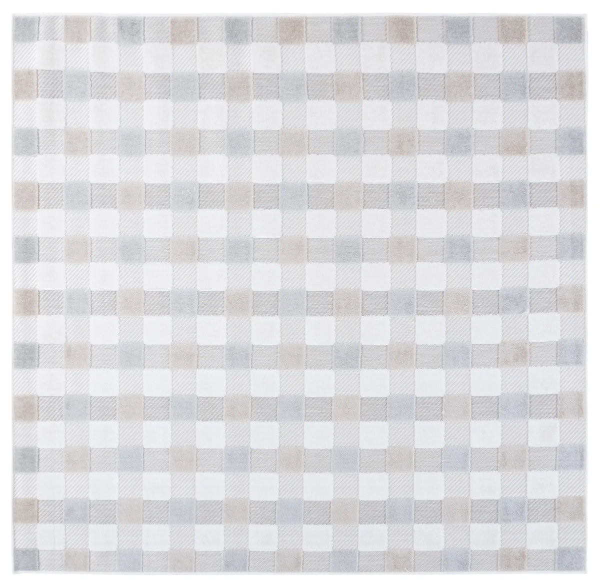 Safavieh Stella 6'-7" x 6'-7" Rug in Ivory / Grey Beige