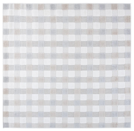 Safavieh Stella 6'-7" x 6'-7" Rug in Ivory / Grey Beige