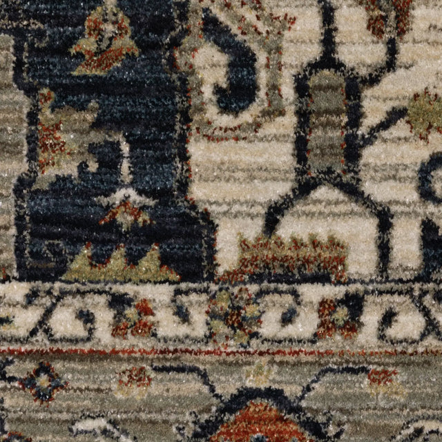 Oriental Weavers Sphinx ELIANA ELI07 Brown Medallion Rugs - room scene 2