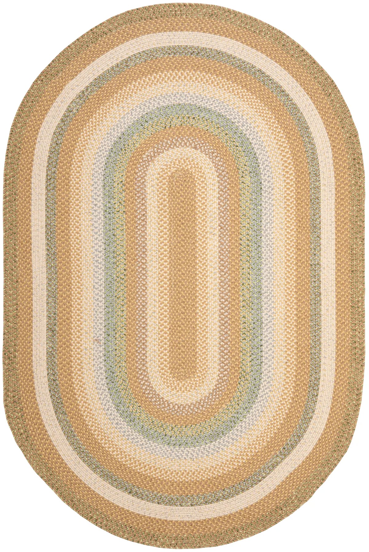 Safavieh Braided 6'-0" x 9'-0" Rug in Tan / Multi