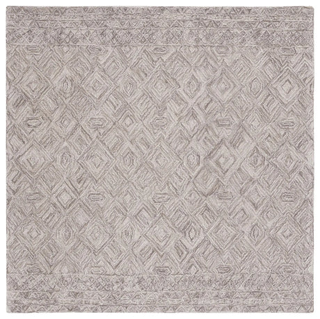 Safavieh Textual 6'-0" x 6'-0" Rug in Brown