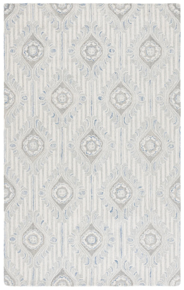 Safavieh Pine 4'-0" x 6'-0" Rug in Light Grey / Blue