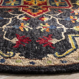 Safavieh Aspen 5'-0" x 5'-0" Rug in Charcoal / Cream
