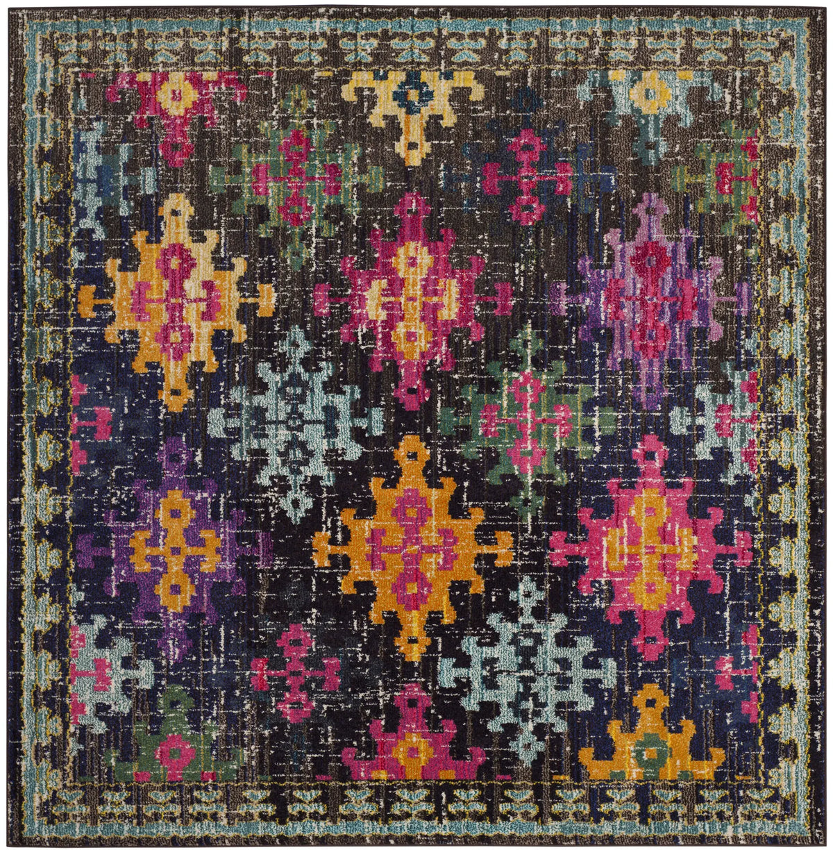 Safavieh Monaco 6'-7" x 6'-7" Rug in Multi