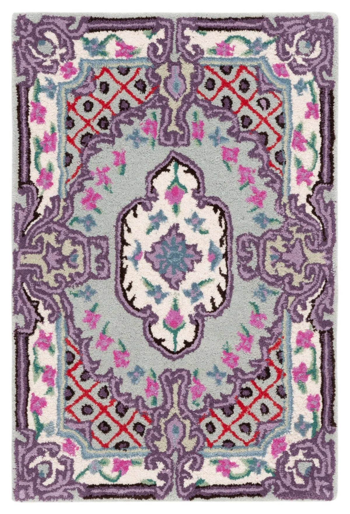 Safavieh Bellagio 2'-0" x 3'-0" Rug in Light Green / Ivory