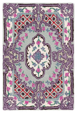 Safavieh Bellagio 2'-0" x 3'-0" Rug in Light Green / Ivory