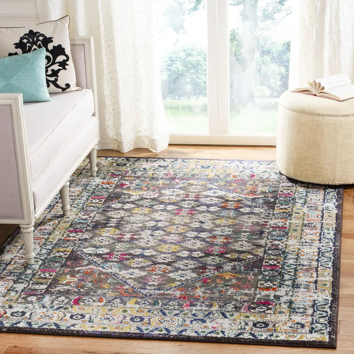 Safavieh Monaco 5'-1" x 7'-7" Rug in Brown / Grey
