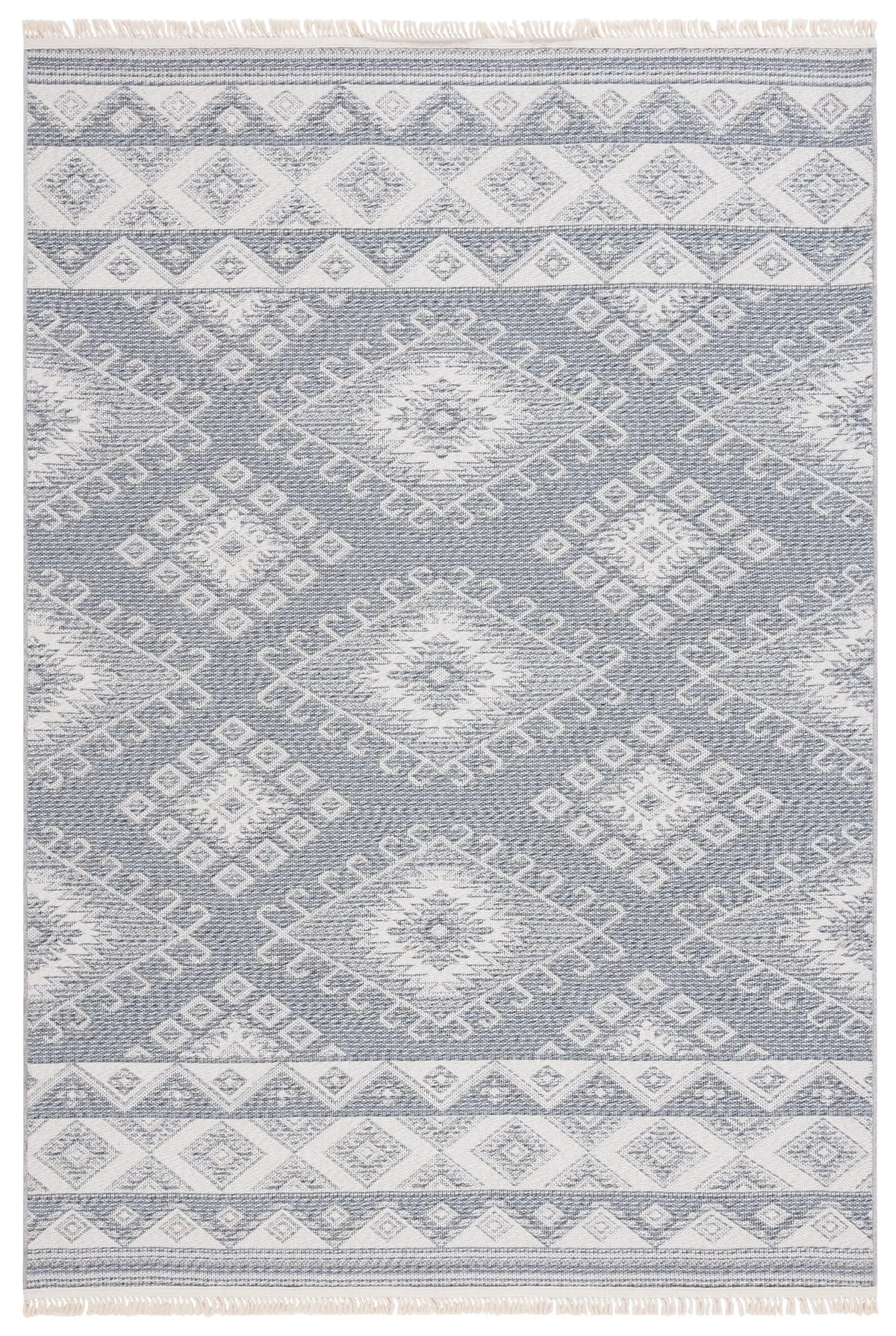 Safavieh Prairie 300 4'-0" x 6'-0" Rug in Blue / Grey