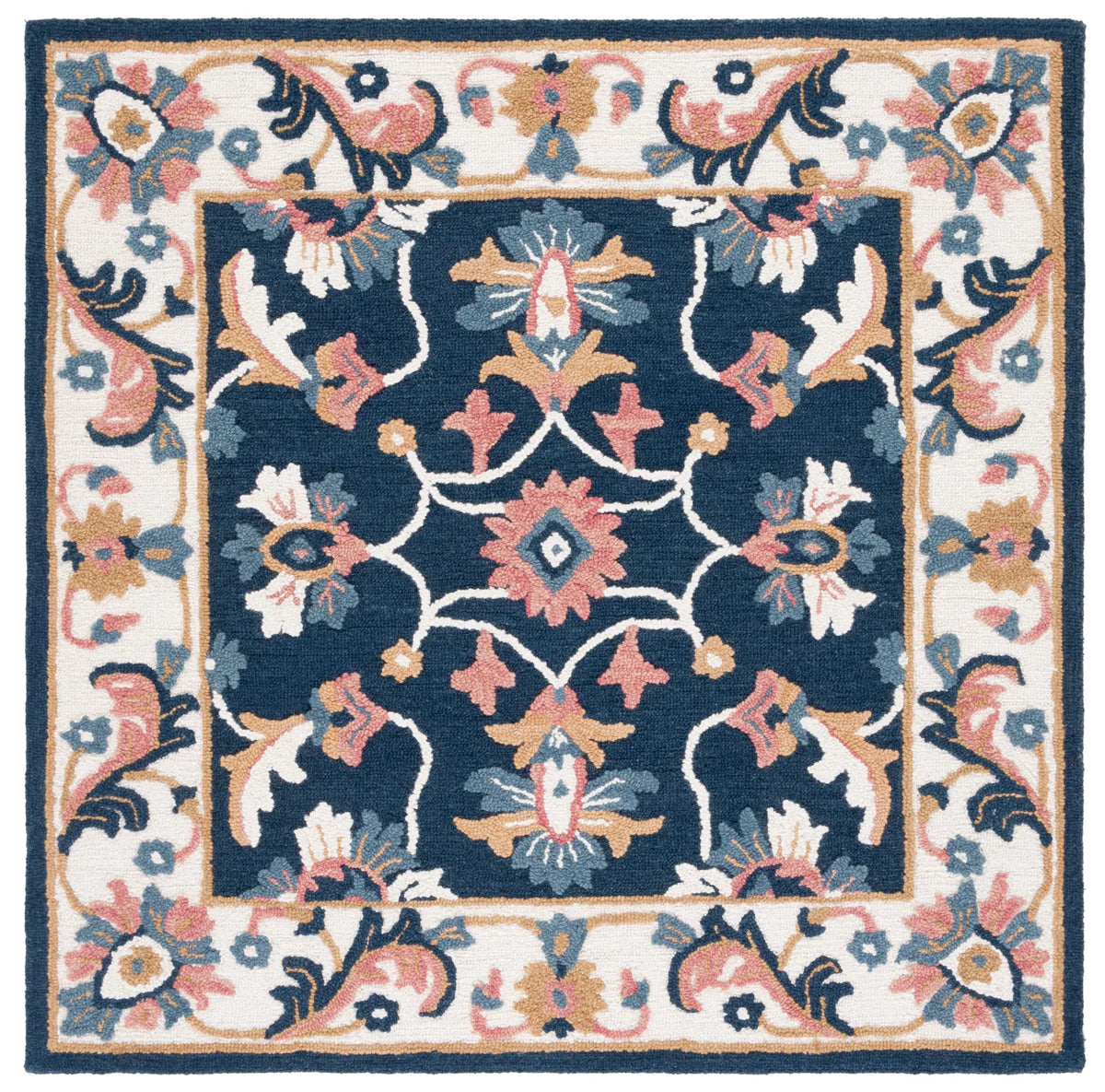 Safavieh Blossom 6'-0" x 6'-0" Rug in Blue / Ivory