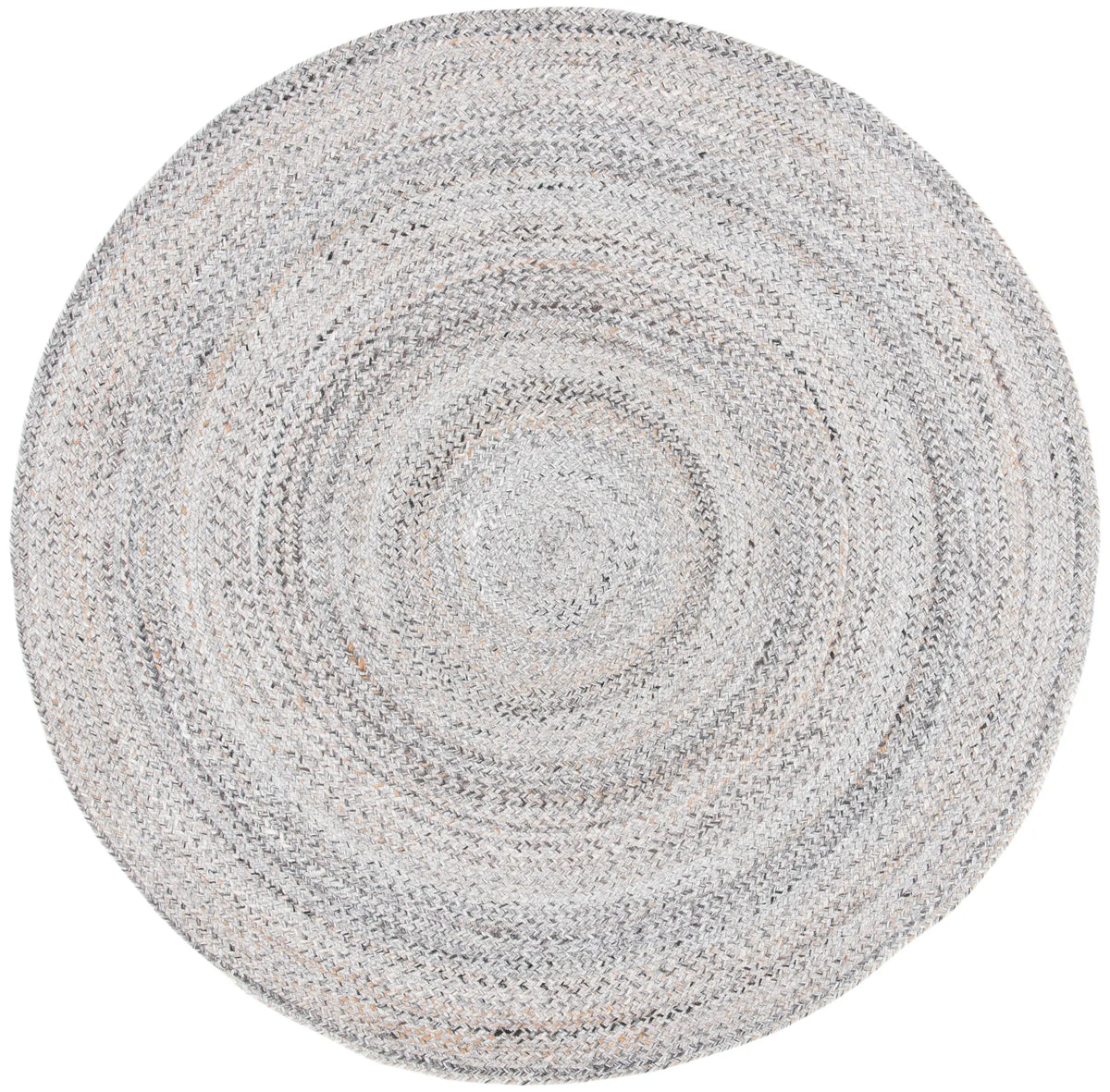 Safavieh Braided 5'-0" x 5'-0" Rug in Grey