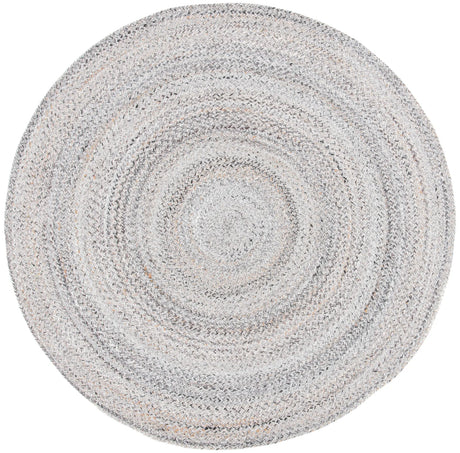 Safavieh Braided 5'-0" x 5'-0" Rug in Grey