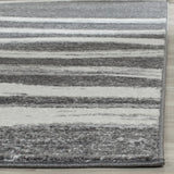Safavieh Adirondack 10'-0" x 14'-0" Rug in Charcoal / Ivory
