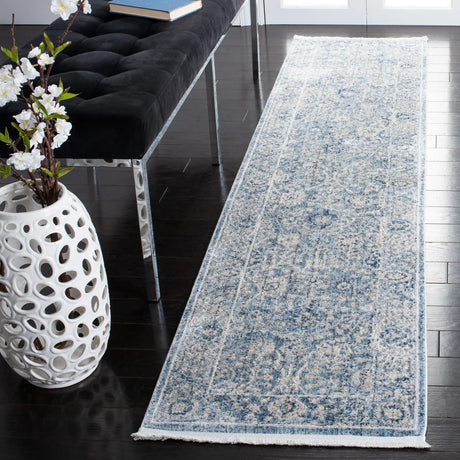 Safavieh Dream 2'-0" x 8'-0" Rug in Grey / Turquoise
