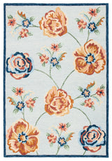 Safavieh Metro 4'-0" x 6'-0" Rug in Blue / Ivory